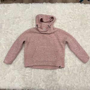 Victorias Secret PINK Baby Pink Fleece Pull Over Hoodie